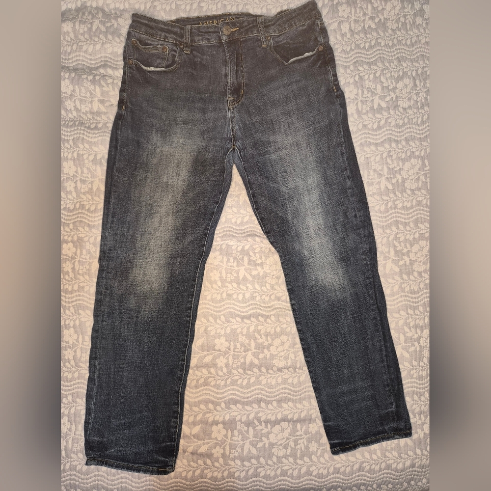 American Eagle Outfitters Dark Wash Straight Jeans